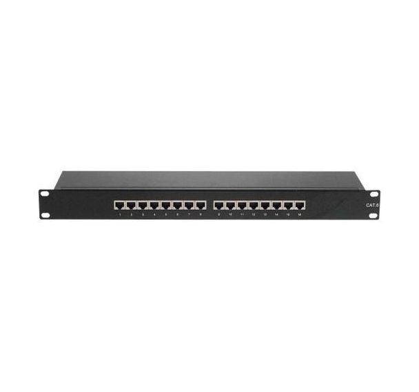 Panneau 19'' 1U 16 ports CAT6 stp
