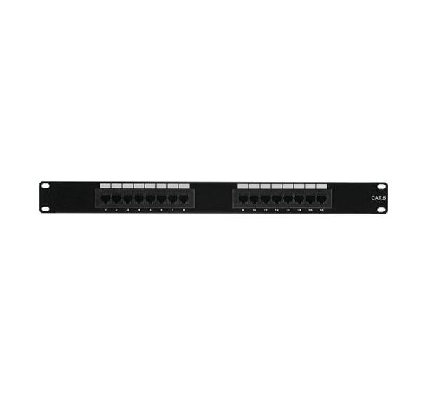 Panneau 19'' 1U 16 ports CAT6 utp