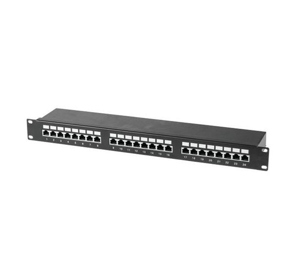 Panneau 19'' 1U 24 ports CAT5e stp