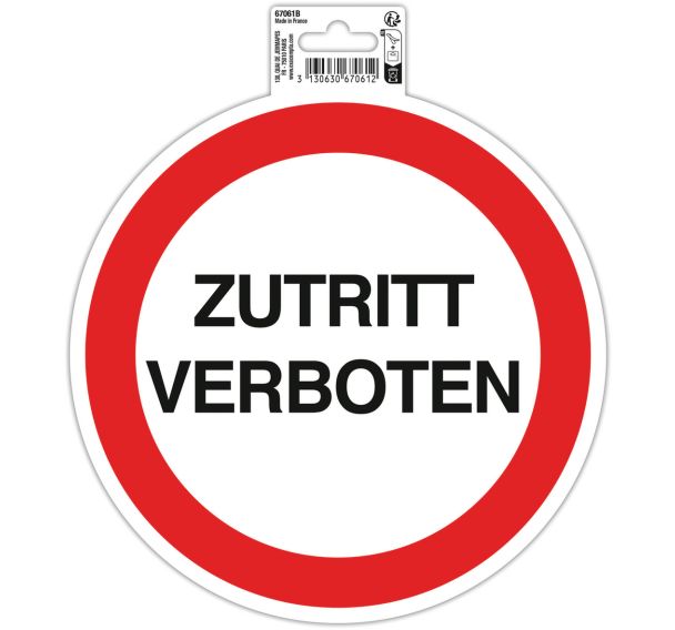 Panneau Accés interdit - 20 cm - Exacompta