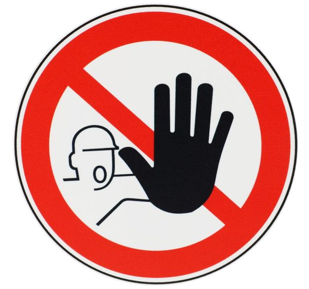 Panneau Accès interdit personnes non autorisées - PVC - Manutan Expert