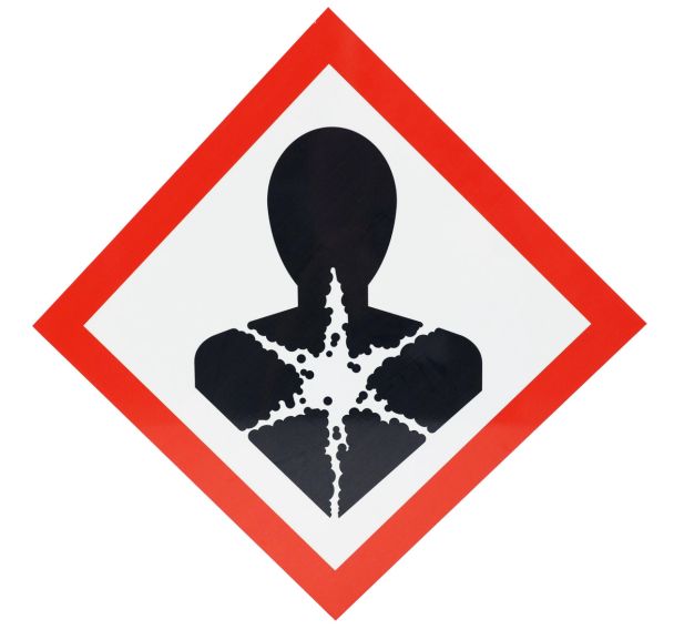 Panneau CLP - Risque sanitaire - Aluminium - 300x300 mm