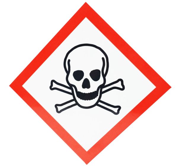 Panneau CLP - Toxique - Aluminium - 300x300 mm