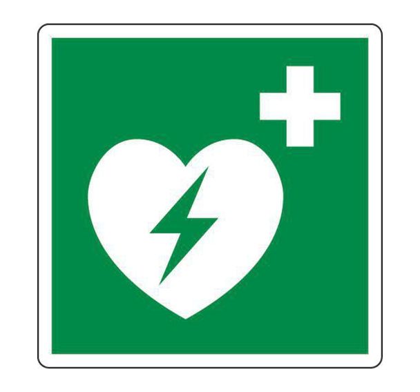 Panneau Défibrillateur automatisé externe PVC - Manutan Expert
