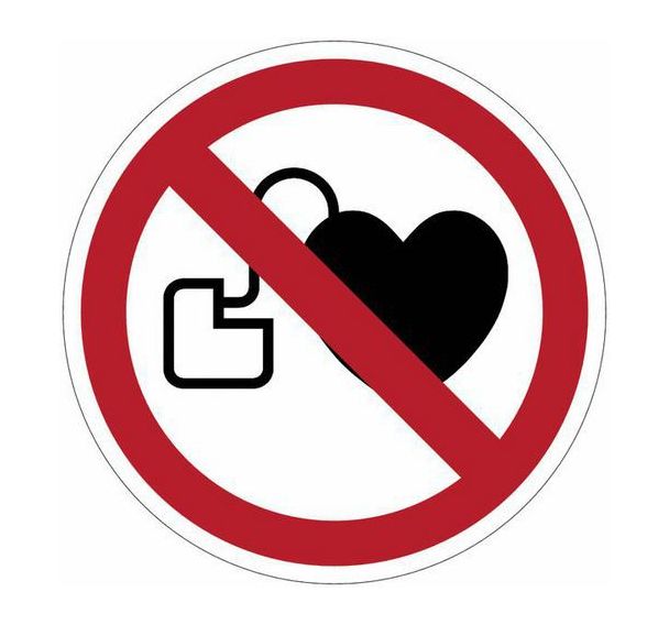 Panneau Interdit porteurs stimulateur cardiaque - PVC - Manutan Expert