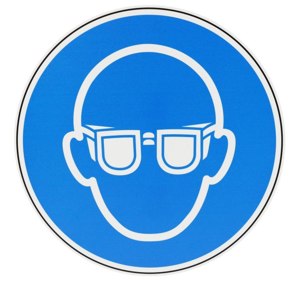 Panneau Lunettes de protection obligatoires - PVC - Manutan Expert