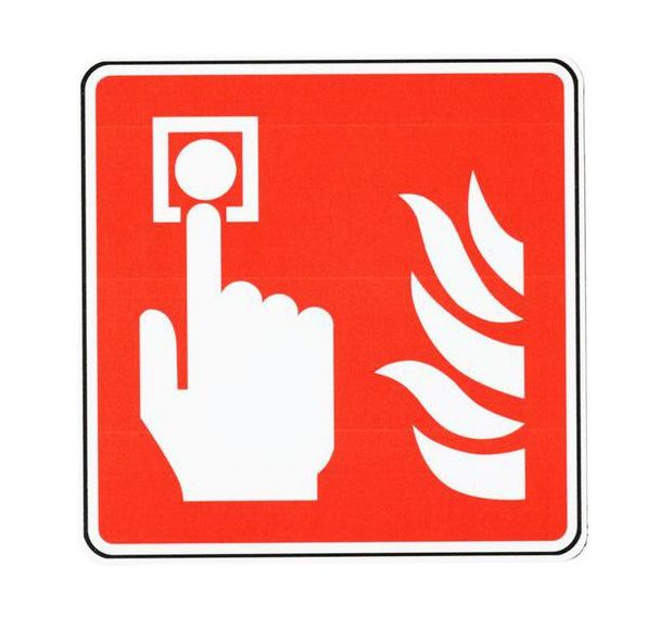 Panneau Point d'alarme incendie aluminium - Manutan Expert