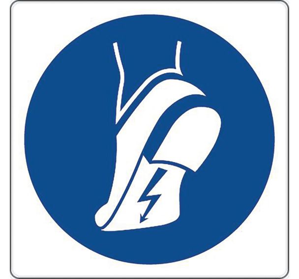 Panneau Port des chaussures antistatiques  Aluminium  200 mm