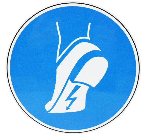 Panneau Port des chaussures antistatiques  Aluminium  200 mm