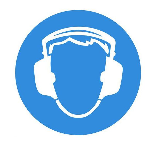 Panneau Porter des protections auditives - Systemtext