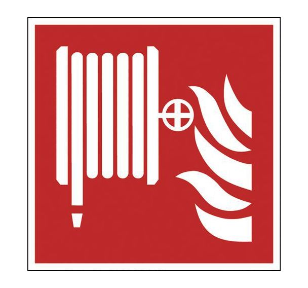 Panneau Robinet incendie armé photoluminescent 20 x 20 cm