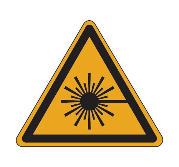 Panneau SL 30 cm (danger rayonnement laser)