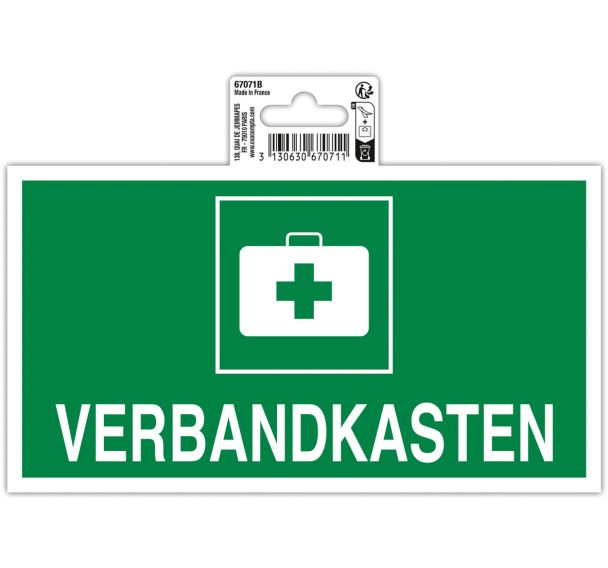 Panneau Trousse de secours - 20x11 cm - Exacompta