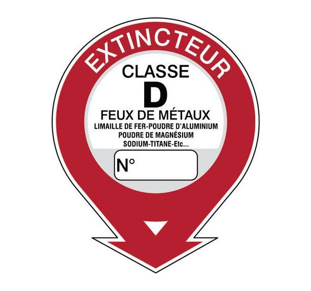 Panneau anti-incendie - ''Extincteur'' - Rigide