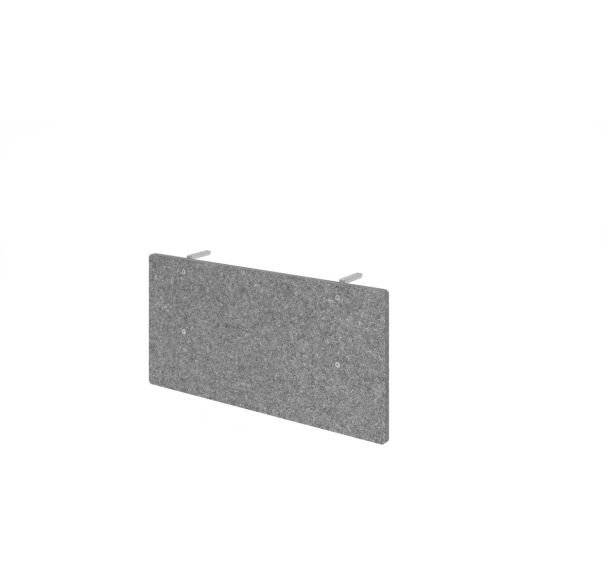 Panneau brise-vue antibruit pour angle-Gris moucheté-Argent