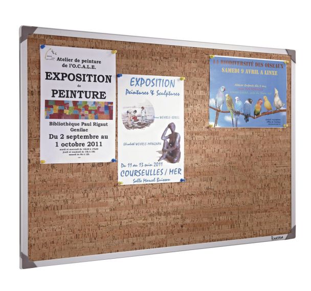 Panneau d'affichage liège déco Planorga