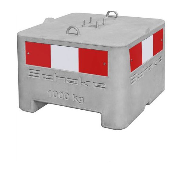 Panneau d'avertissement pour construction en béton