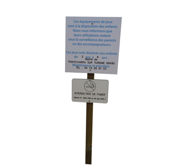 Panneau d information