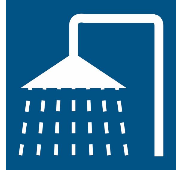 Panneau d'information - Douches - Djois Made By Tarifold