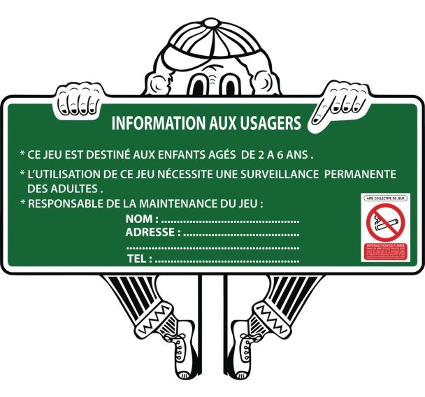 Panneau d'information Le môme Wiki Cat