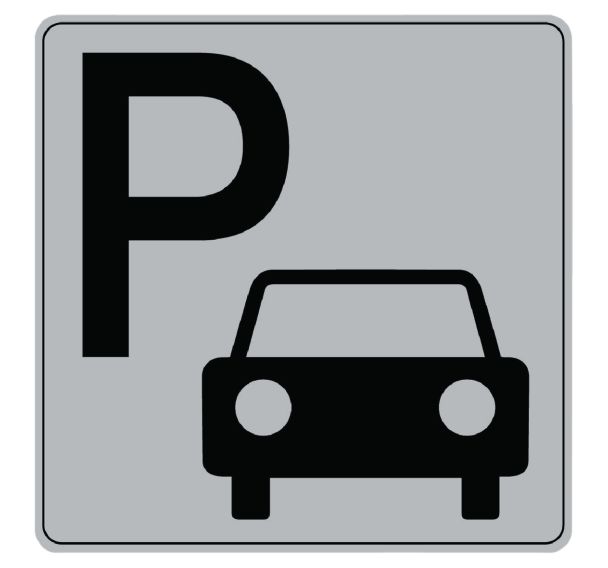 Panneau d’information standardisé ISO 7001 'parking'