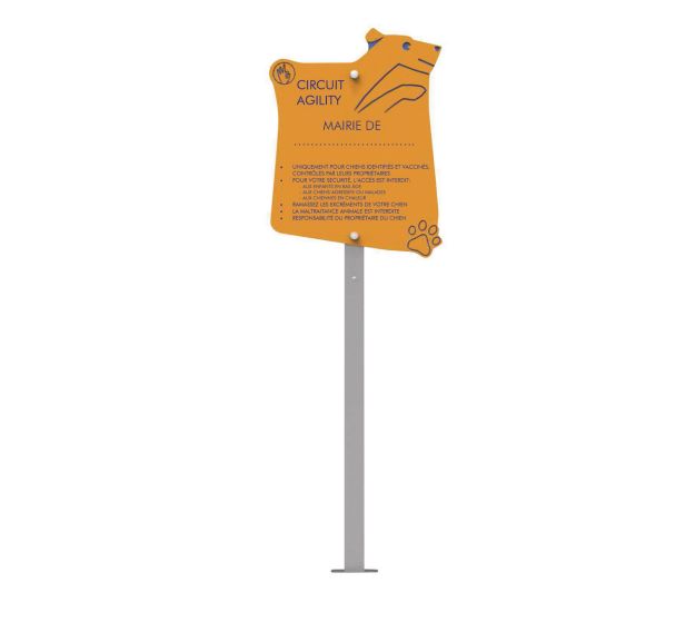 Panneau d information zones Agility