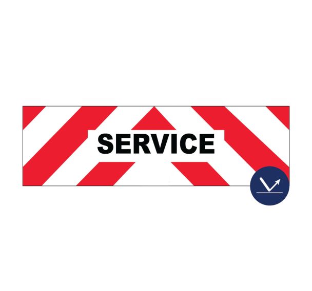 Panneau d'intervention rétro pour véhicule