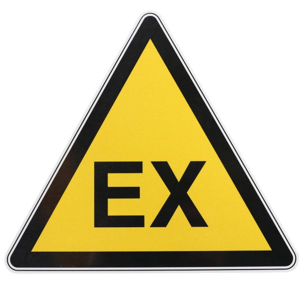 Panneau danger - Atmosphère explosive - Aluminium - Manutan Expert