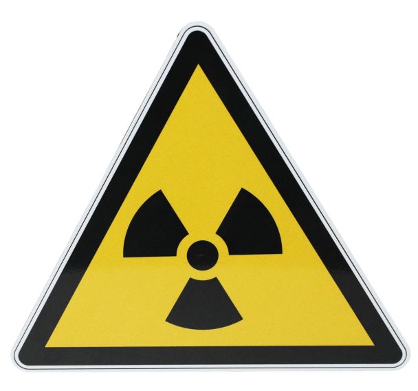 Panneau danger - Matières radioactives - Aluminium - 200 mm