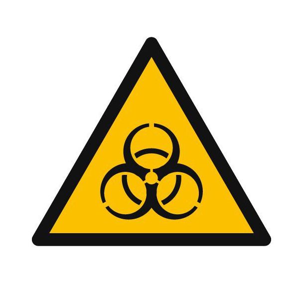 Panneau danger - Risque biologique - PVC - Manutan Expert