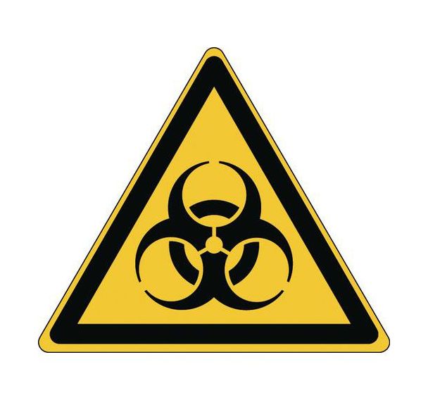 Panneau danger - Risque biologique - Rigide