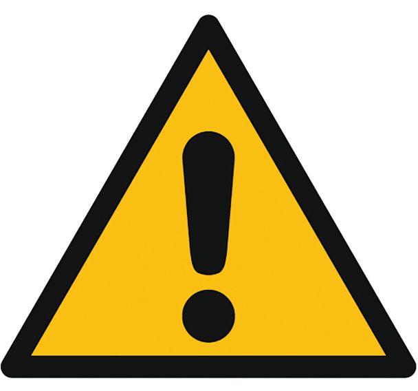 Panneau danger - Signal général - Adhésif