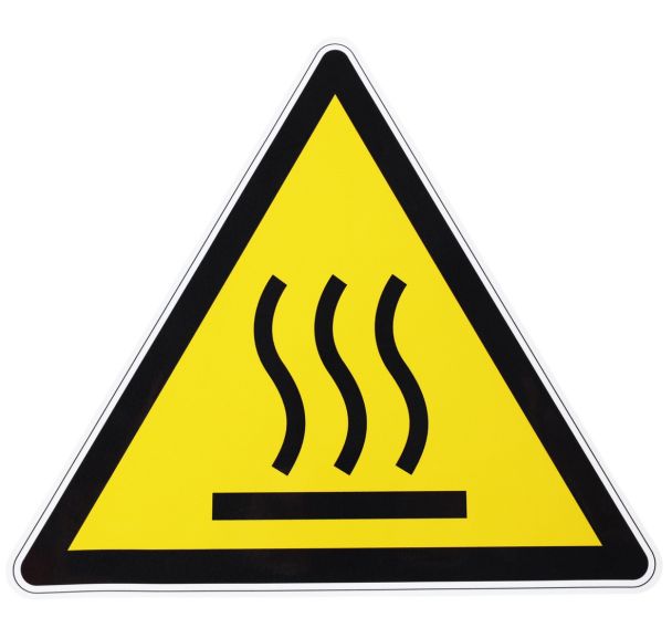 Panneau danger - Surface chaude - Manutan Expert