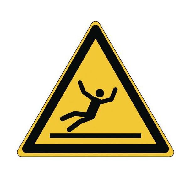 Panneau danger - Surface glissante - Rigide