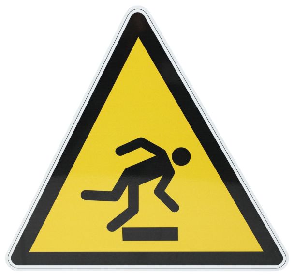 Panneau danger - obstacle au sol - Aluminium  - Manutan Expert