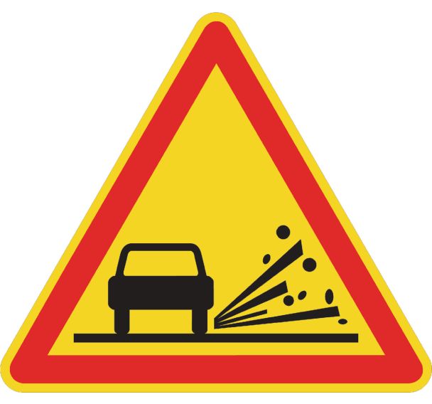 Panneau de chantier temporaire Classe T2 DG Côté 700mm Gamme 70