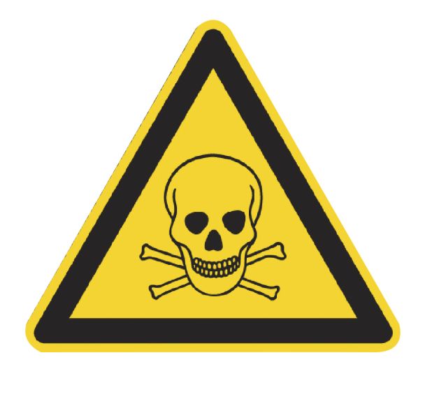Panneau de danger Rigide Danger matières toxiques