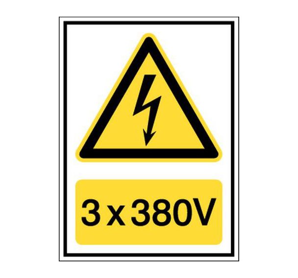 Panneau de danger ''Voltage''