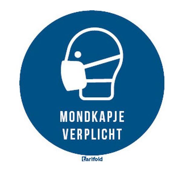 Panneau de securite - Masque obligatoire - Djois Made By Tarifold