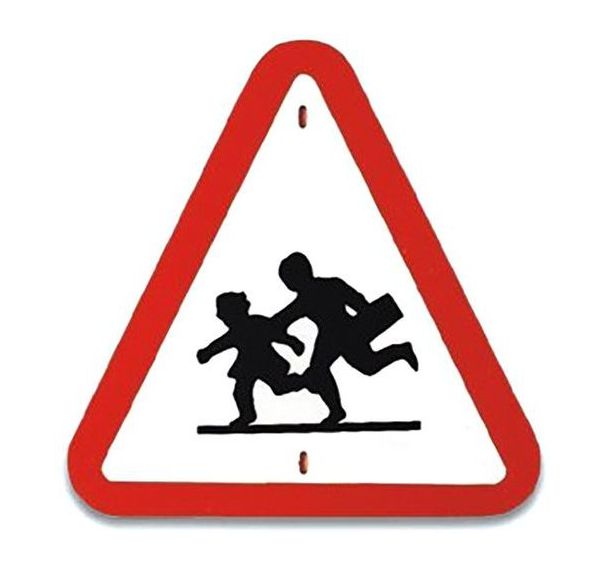 Panneau de signalisation- Zone scolaire