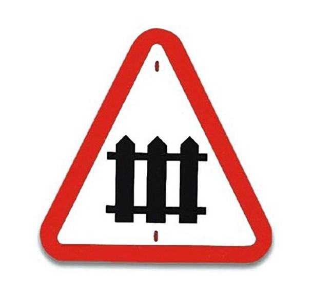 Panneau de signalisation - Passage à niveau