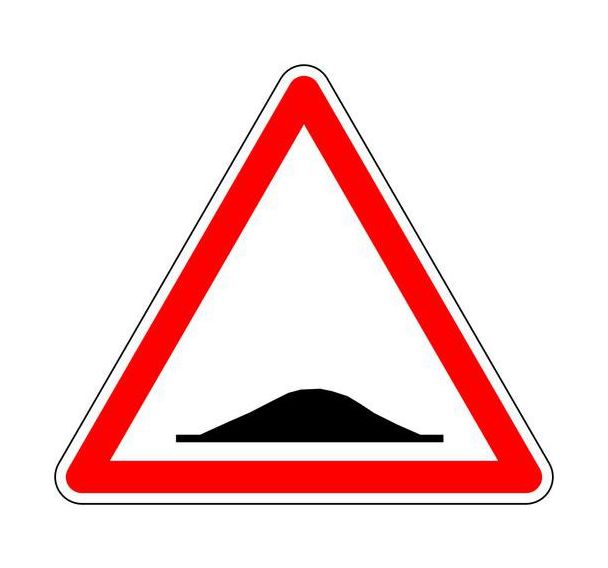 Panneau de signalisation A2b Ralentisseurs - Kelias