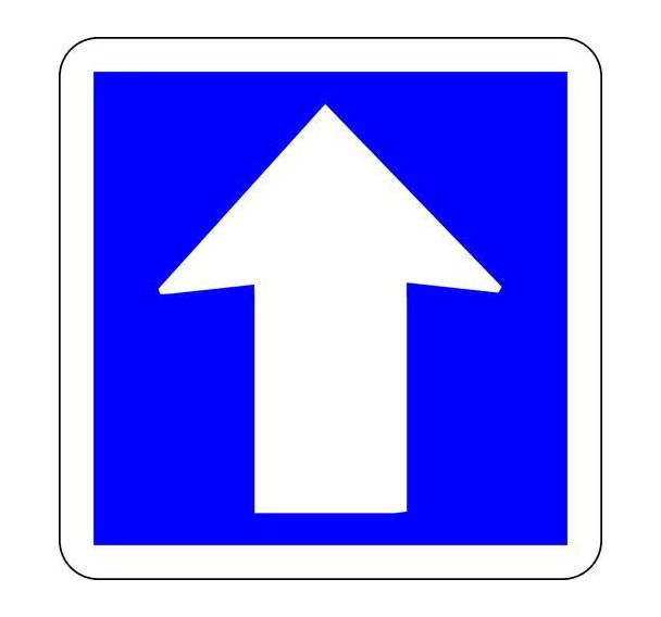 Panneau de signalisation C12 Circulation à sens unique - Kelias