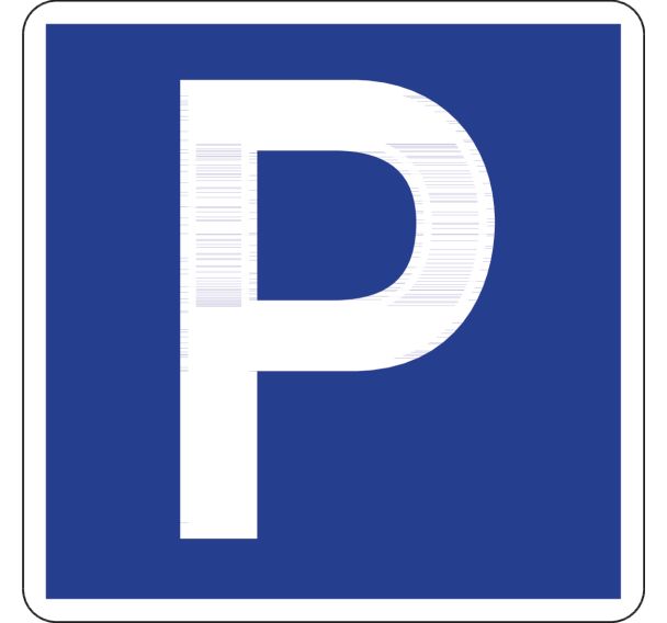 Panneau de signalisation d'indication - C1a - Parking ou lieu aménagé pour le stationnement