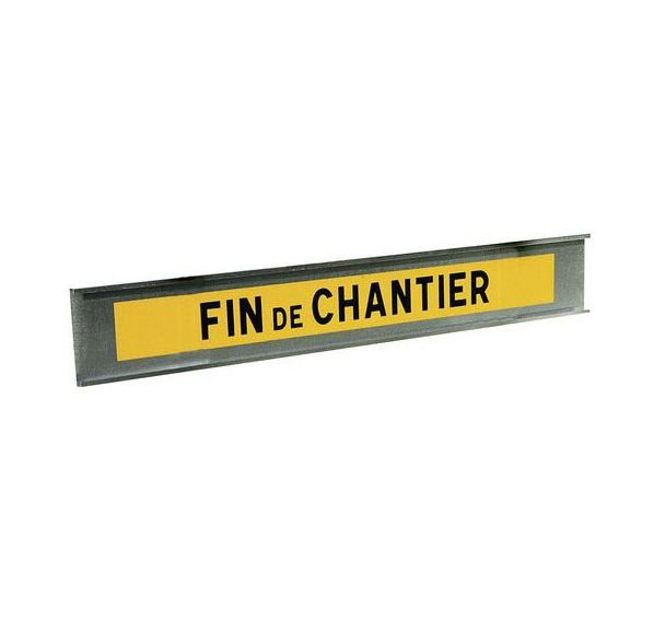 Panneau de signalisation de fin de chantier - Type K2