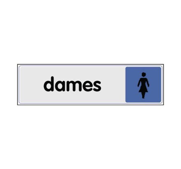 Panneau de signalisation en plexiglas - Toilettes femmes