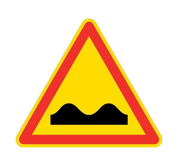 Panneau de signalisation temporaire AK2 Dos d'âne - Lacroix