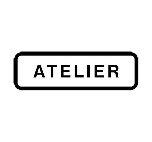 Panneau directionnel grande hauteur standard - Atelier - Longueur 800 mm