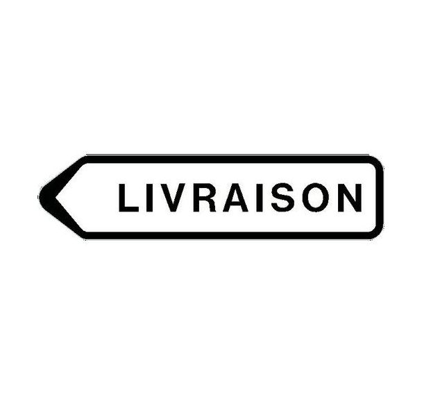 Panneau directionnel grande hauteur standard - Livraison - Longueur 1000 mm