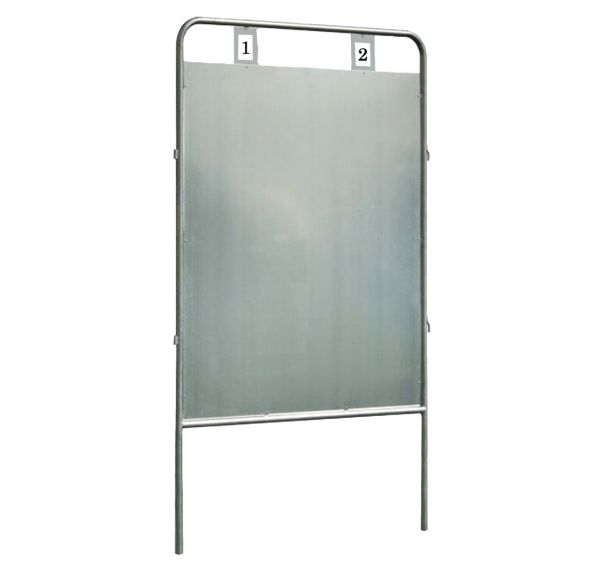 Panneau électoral double à sceller